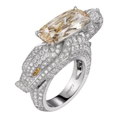 #CARTIER #diamanti yellow, brown , oro bianco e diamanti