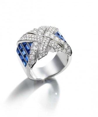 #CHAUMET #Gold #diamond #sapphire #ring #or #diamant #saphir #bague