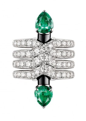 #CHAUMET #Trésors d’Afrique #Ring #2018 #HauteJoaillerie #HighJewellery #FineJewelry #emerald #emeraude #diamond #diamant #Onyx