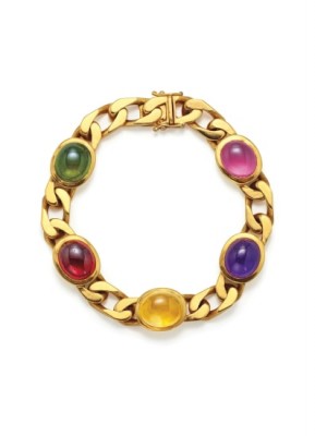 #CHAUMET #cabochon #tourmaline #amethyst #citrine #garnet #peridot