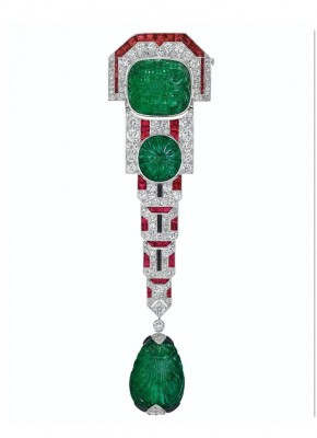 #CHAUMET #circa1925 #diamonds #onyx #emeralds #rubies