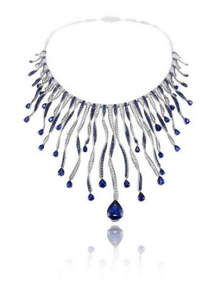 #CHOPARD #Sapphires #Diamonds #Necklace