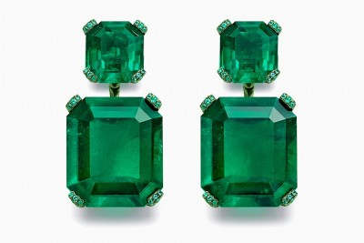 #CHOPARD #emerald #émeraudes #earrings #boucles d'oreilles