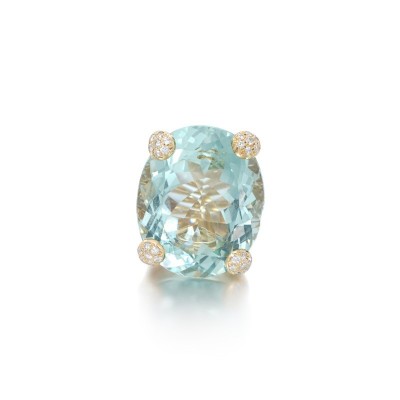 #DIOR #Aquamarine #diamond #aigue marine #diamant #ring