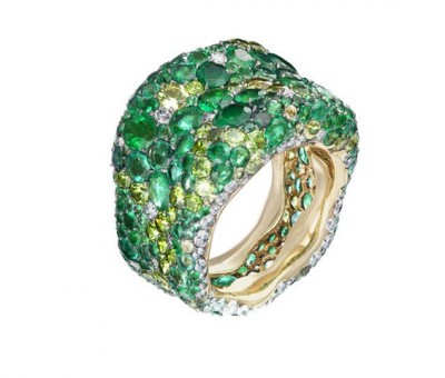 #FABERGE #Emeralds #Tsavorites #Ring