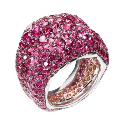 #FABERGE #Ring #Bague #Pink Sapphire #Saphir rose