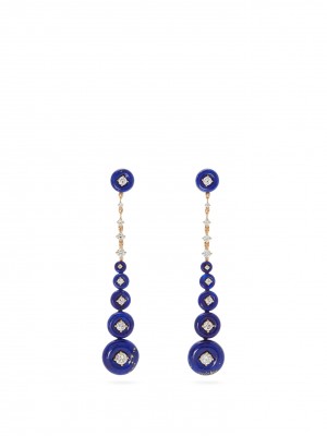 #FERNANDO JORGE #Earrings #LapisLazulis #Diamonds