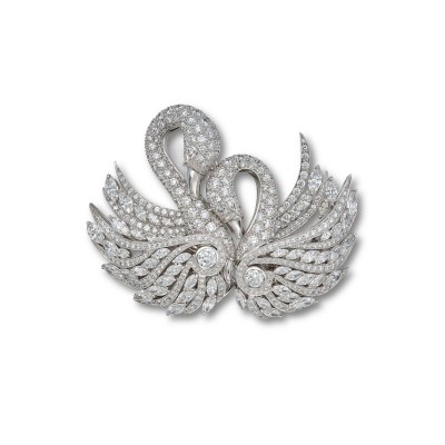 #GRAAF #Diamond #Double Clip-Brooch #Diamant