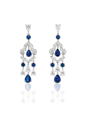#GRAAF #Diamond #Sapphire #Earrings