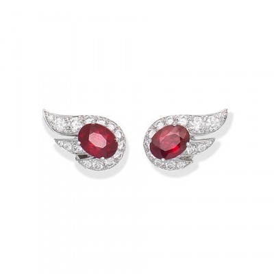 #GRAAF #Diamonds #Rubies #Earrings #'Flame'