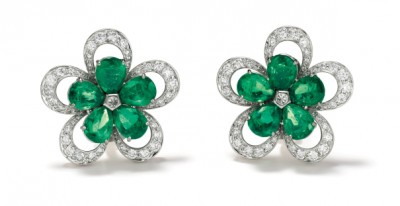 #GRAAF #Emerald #Diamond #Gold #Earrings #Emeraude #Diamant #Or #Boucles d'oreilles