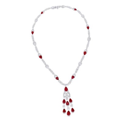 #GRAAF #Rubies #diamonds #necklace