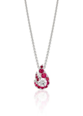 #GRAAF #Ruby #Diamonds #FlamePendant
