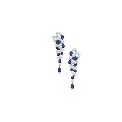 GRAAF-eaarings-saphire-diamond
