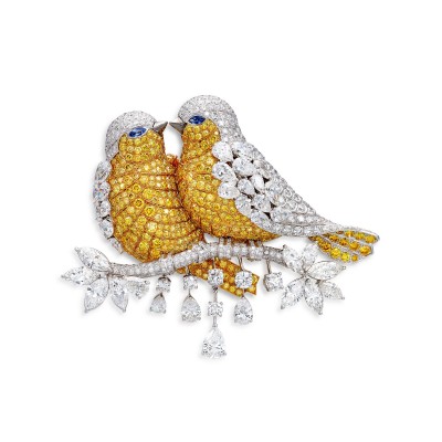 #GRAAF #Broche #Brooch #Sapphires #Saphirs #Diamonds #Diamants
