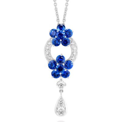#GRAFF #sapphires #saphirs #diamnds #diamants #Brooch #broche