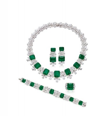 HARRY WINSTON-Colombian Emeralds-SOLD $2,331,115-[POLY AUCTION - Magnificent Jewels - 6 OCT. 2019 - The St. Regis Hong Kong]