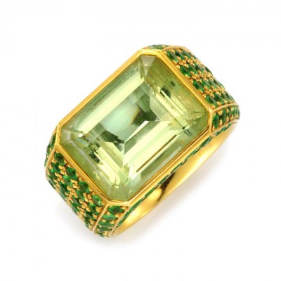 HEMMERLE-green beryl-tsavorites