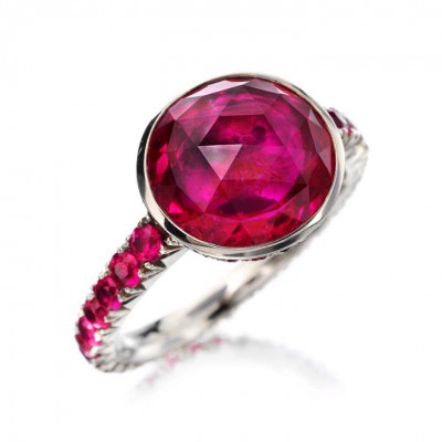 HEMMERLE-rose cut ruby ring