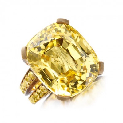 HEMMERLE-yello sapphire 55.35ct-yellow sapphires