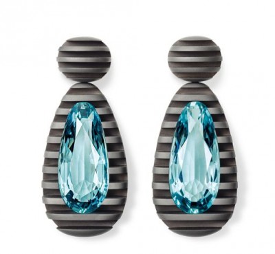 #HEMMERLE #Aquamarine #Earrings