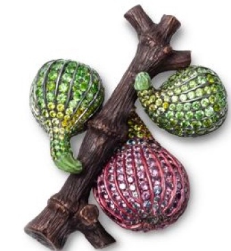 #HEMMERLE #Broche #Spinelles #Grenats #Cuivre #Or
