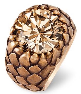 #HEMMERLE #Diamant #Bronze #Or #bague #ring