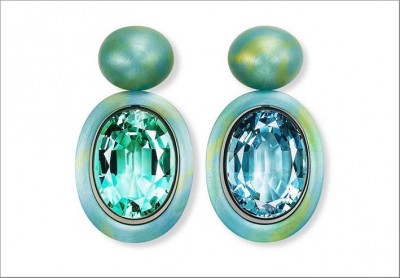 HEMMERLE-earrings-aluminium-silver-aquamarine