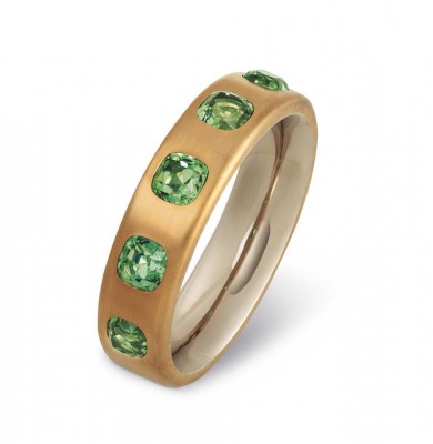HEMMERLE-ring-tourmalines-brass-white gold
