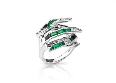 #HEMMERLE #Émeraudes #diamant #spinel noir