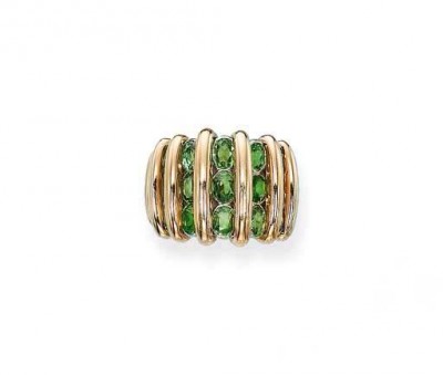 JAR-ring-demantoide garnets