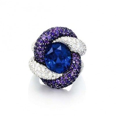 #JAR #ring #diamonds #sapphires