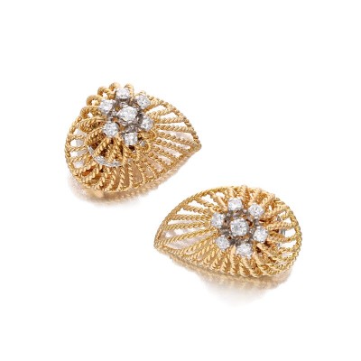 #MAUBOUSSIN #Yellow Gold #Diamond #Earrings Or jaune #Diamant