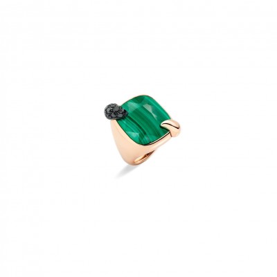 #POMELLATO #ring #Malachite #BlackDiamonds #2020