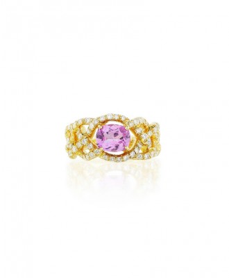#REZA #Bague #SaphirRose #Diamants #PinkSapphire #Diamond #Ring
