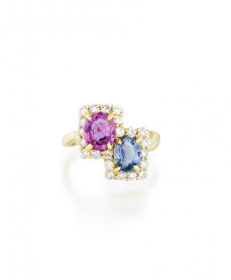 #REZA #Bague #Saphirs #Diamants #Sapphire #Diamond #Ring