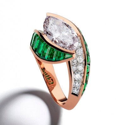 REZA #Emeralds #WhiteDiamonds #Ring