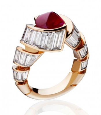 #REZA #pink gold #pink gold #diamonds # #rubies