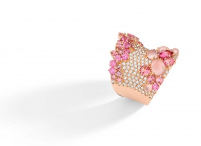 #RUMANI #Baobab collection #Baobab ring #rose quartz #pink tourmaline #diamonds