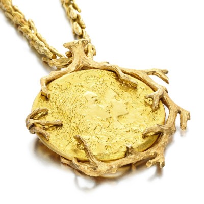 SALVADOR DALI #for Piaget #GOLD #Or #Necklace #1967