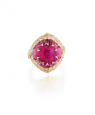 #STERLE #Bague #Rubis #Diamants #Ruby #Diamond #Ring