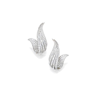 #STERLE #Earclips #diamonds