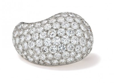#SUZANNE BELPERON #Diamond #Platinum #Gold #‘Paisley’ Brooch #Diamant #Platine #Or #Broche