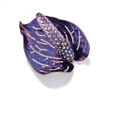 #WALLACE CHAN #brooch #broche #amethyst #améthyste #diamonds #diamants
