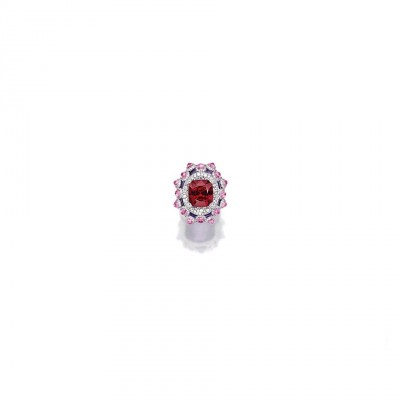 #WALLACE CHAN #ring #spinel #pink sapphire #diamond #bague #spinelle #saphir rose