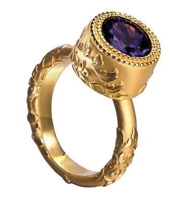 #CARRERA Y CARRERA #Velázquez #gold #ring #Amethyst #améthyste