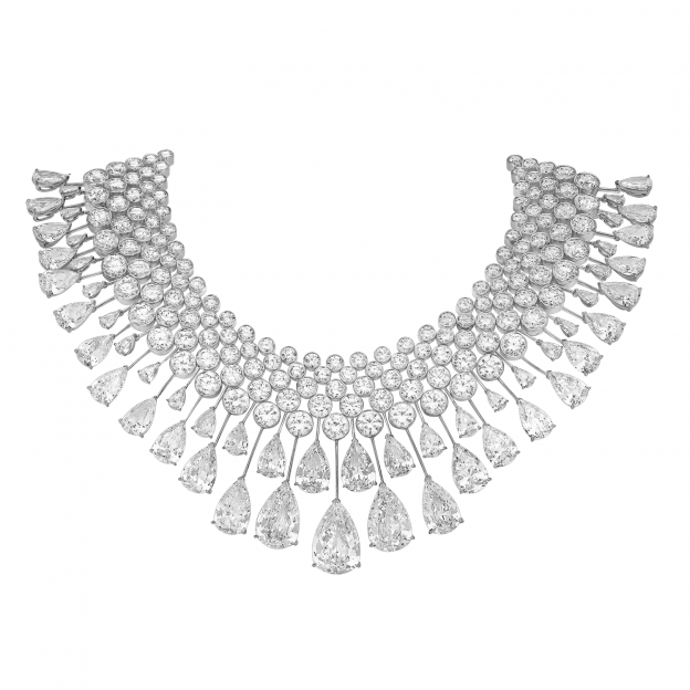 Collier Hypnose, "Burmalite" blanche - Hypnosis collar, white "Burmalite"