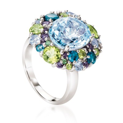 ISABELLE LANGLOIS-Topaze bleue-peridot-améthyste