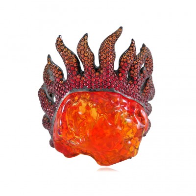 #LYDIA COURTEILLE #mexican_fire_opal #Bracelet #opale de feu