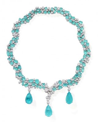 #MARTIN KATZ #ParaibaTourmalines #Diamonds #Jewels #Necklace